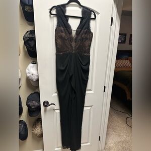 BCBGMaxAzria Elegant Black and Cream Dress